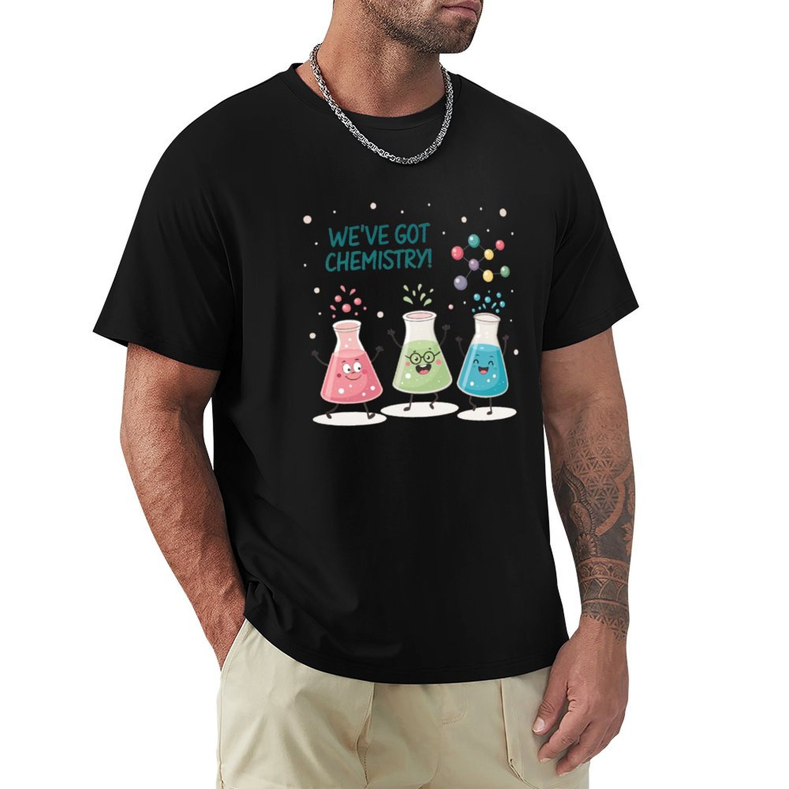 Science Buddy - Koszulka Science Beaker Buddies, rozmiar L,
