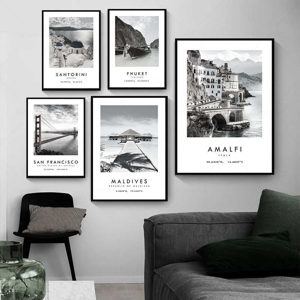 Czarny Biały Miasto Fotografia – Star Map Poster recenzja i cena