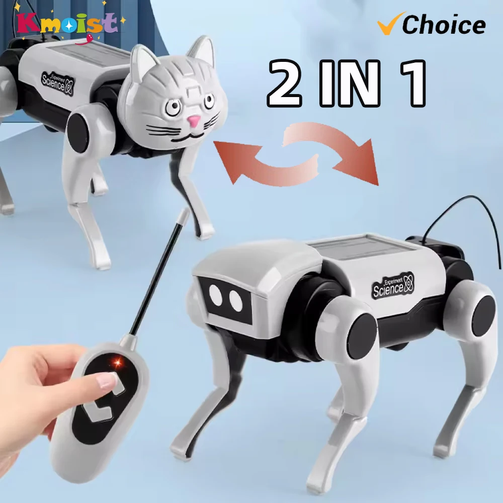 Solar Rc Robot Dog Kids Toy Sc – Science Project Robot recenzja i cena