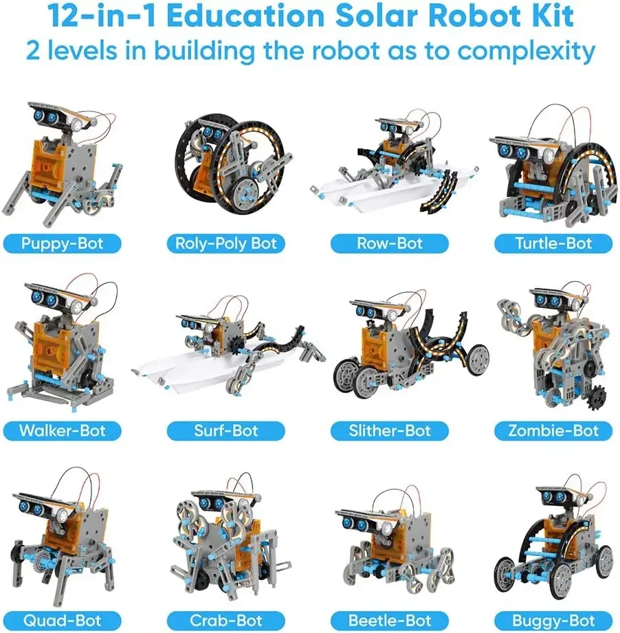 13 w 1 Edukacyjny robot słonec – Science Project Robot recenzja i cena