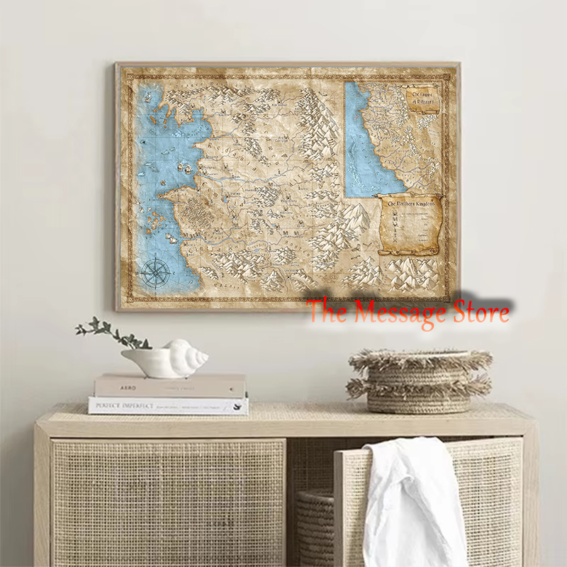Mapa Świata Wiedźmina Lokaliza – Star Map Poster recenzja i cena