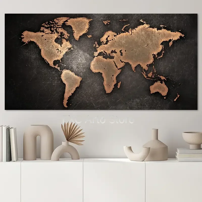 1 szt. bezramowy plakat na płó – Star Map Poster recenzja i cena