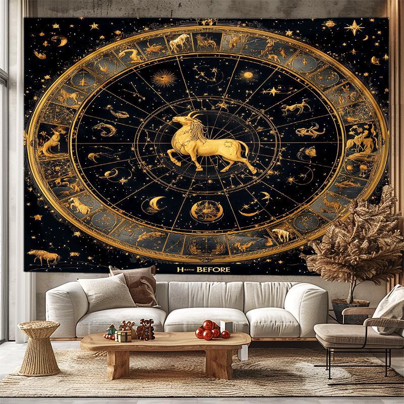 Elegancki gobelin z konstelacj – Star Map Poster recenzja i cena