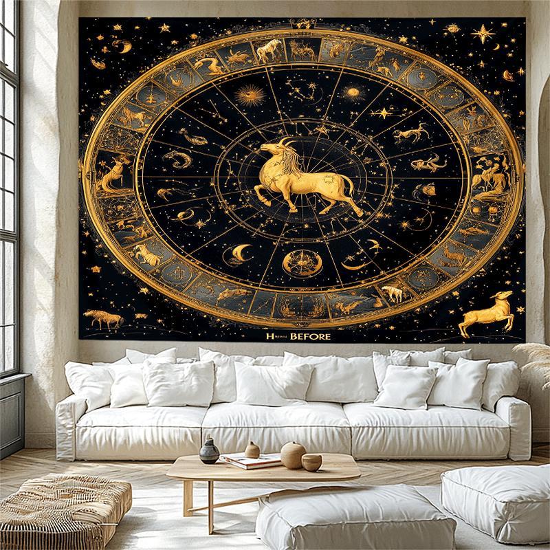 Elegancki gobelin z konstelacj – Star Map Poster recenzja i cena