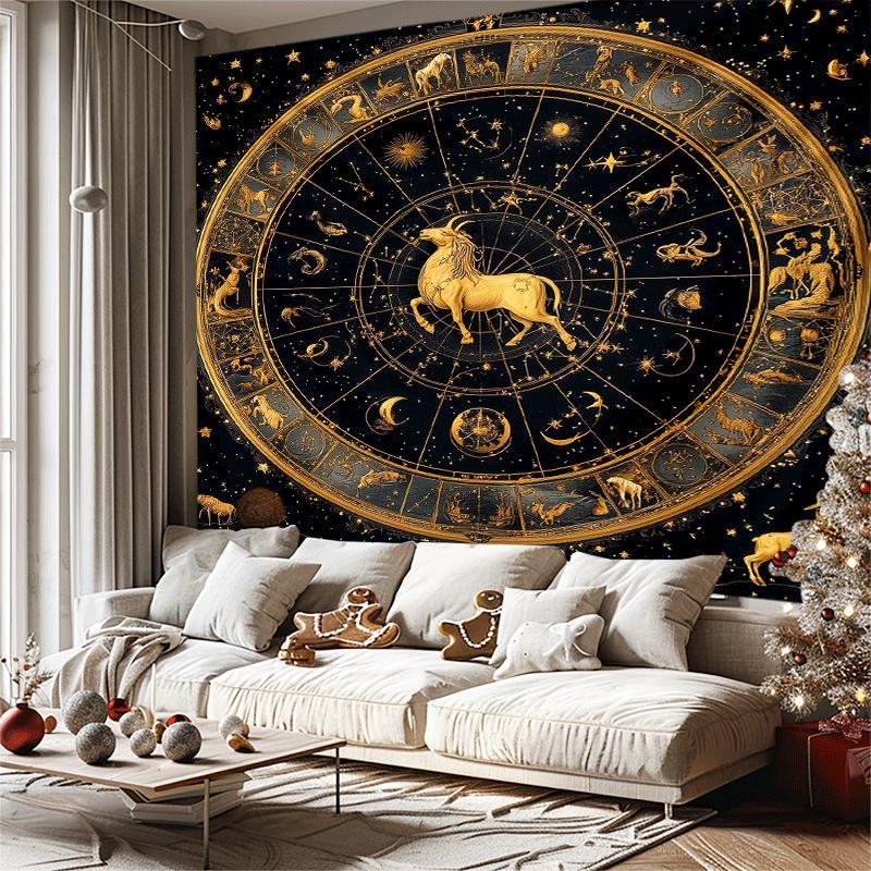 Elegancki gobelin z konstelacj – Star Map Poster recenzja i cena