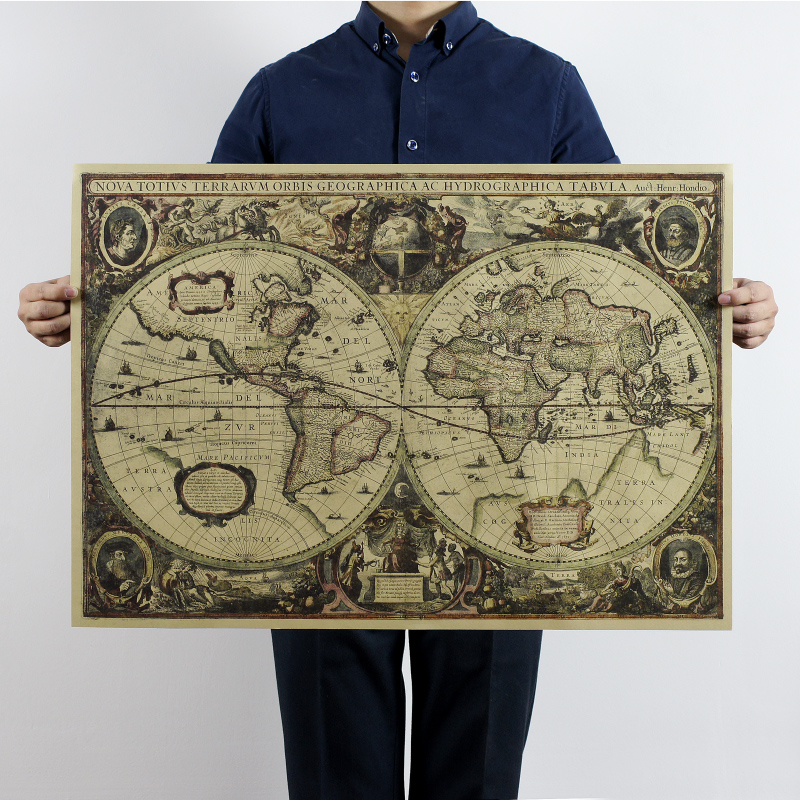 1641 stary wykres żeglarski ma – Star Map Poster recenzja i cena