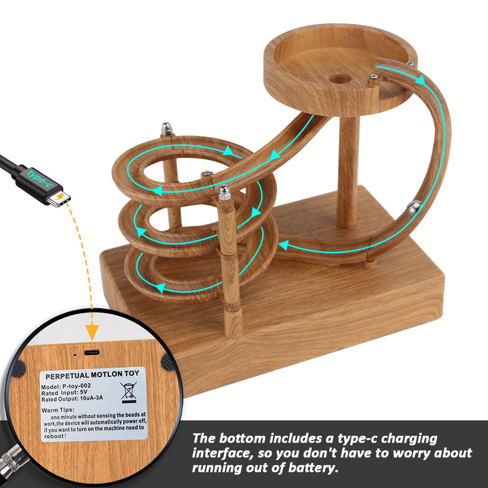 Maszyna Perpetuum Mobile z Koł – Newton Cradle Large recenzja i cena